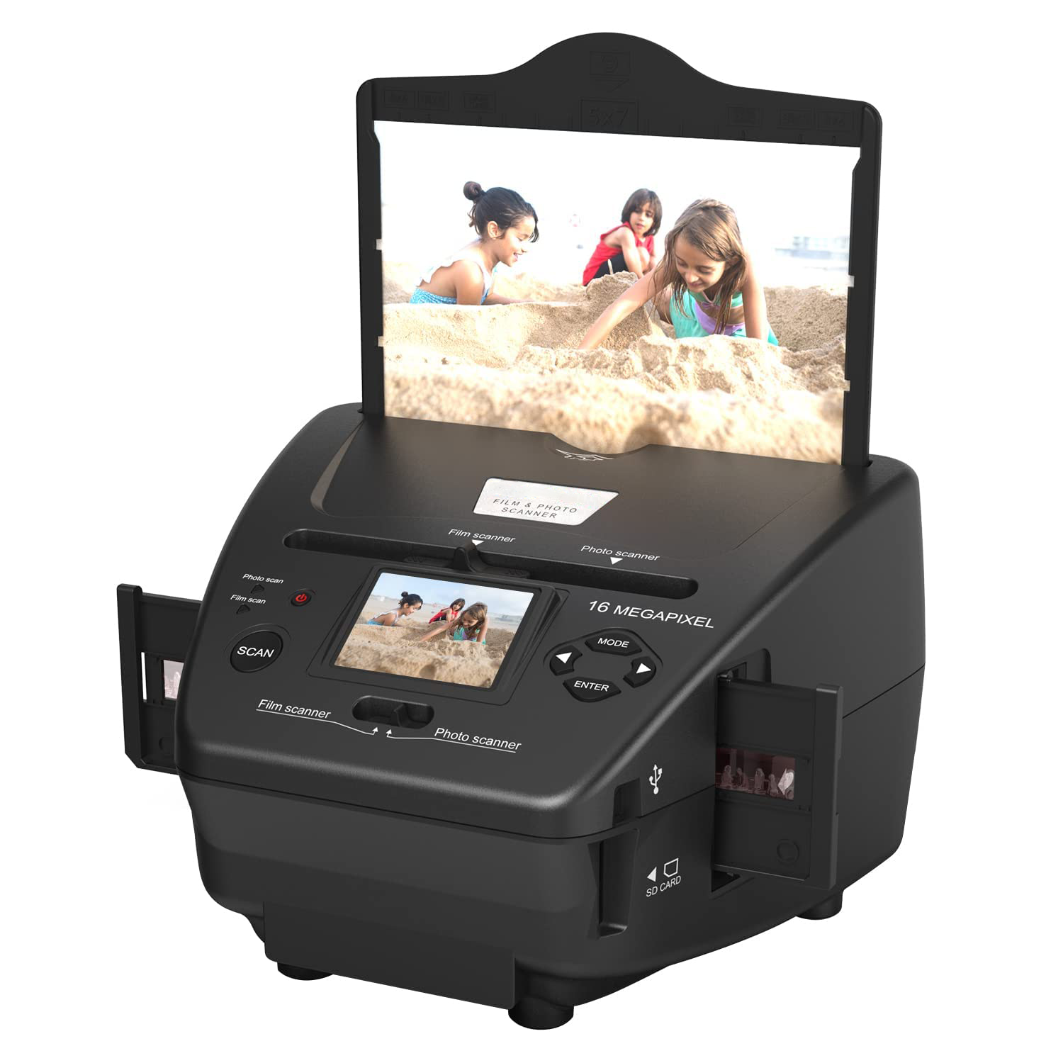 All-in-One High Resolution 16MP Film Scanner 