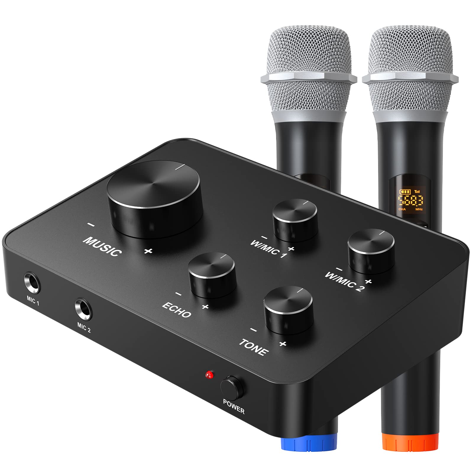 Wireless Microphone Karaoke Mixer System