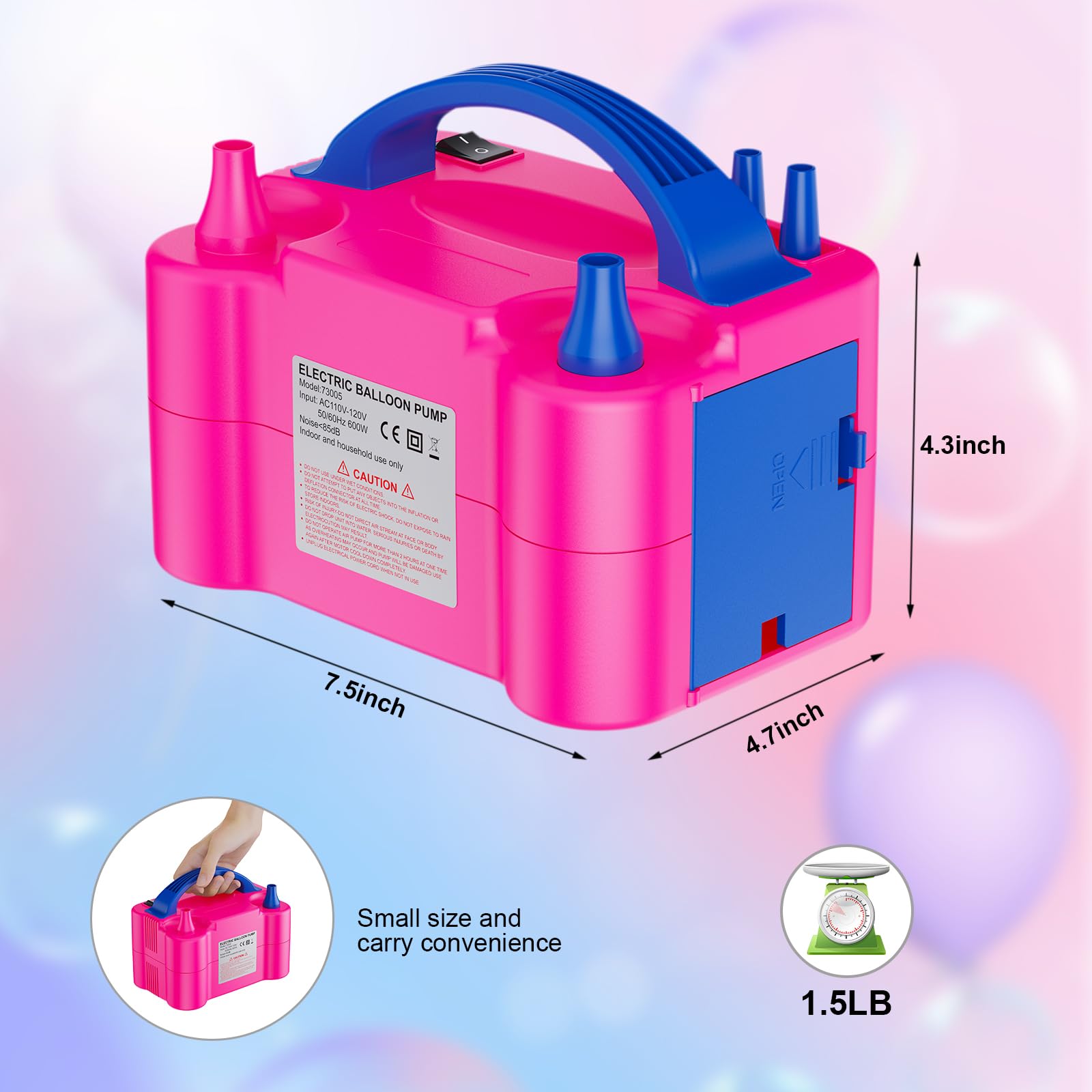 Electric Air Balloon Pump