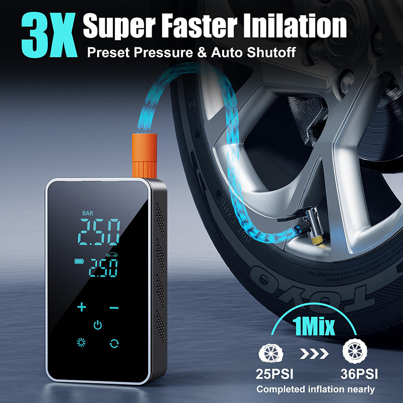 Tire Inflator Portable Air Compressor 